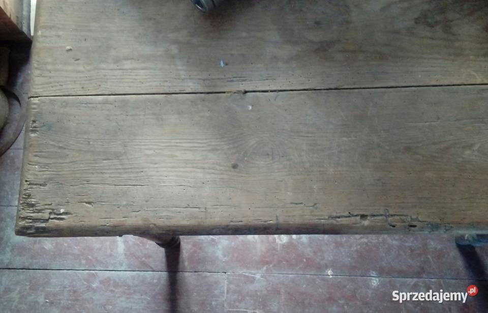 Zabytkowy stół z szufladą antyk Wieluń sprzedam