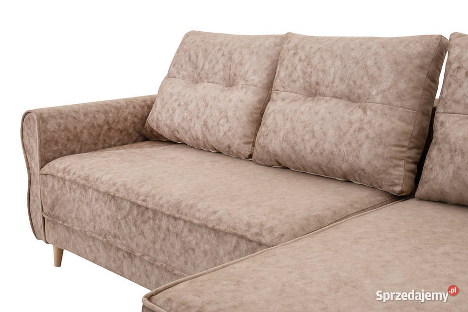 Narożnik Tapicerowany Beżowy Glamour Rzeszów sprzedam