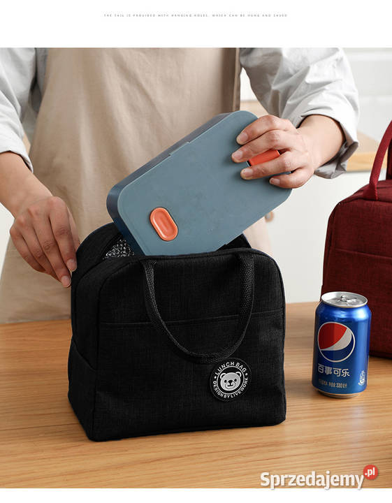 Torba Śniadaniowa Termiczna Izolowana LUNCH BOX Sieradz