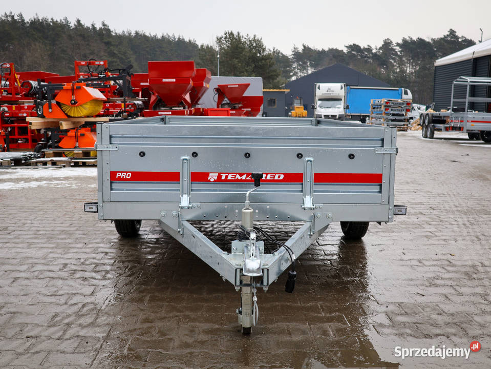 Przyczepka Samochodowa TEMARED PRO 2615R RESOR Burtowe i plandeki Koszalin