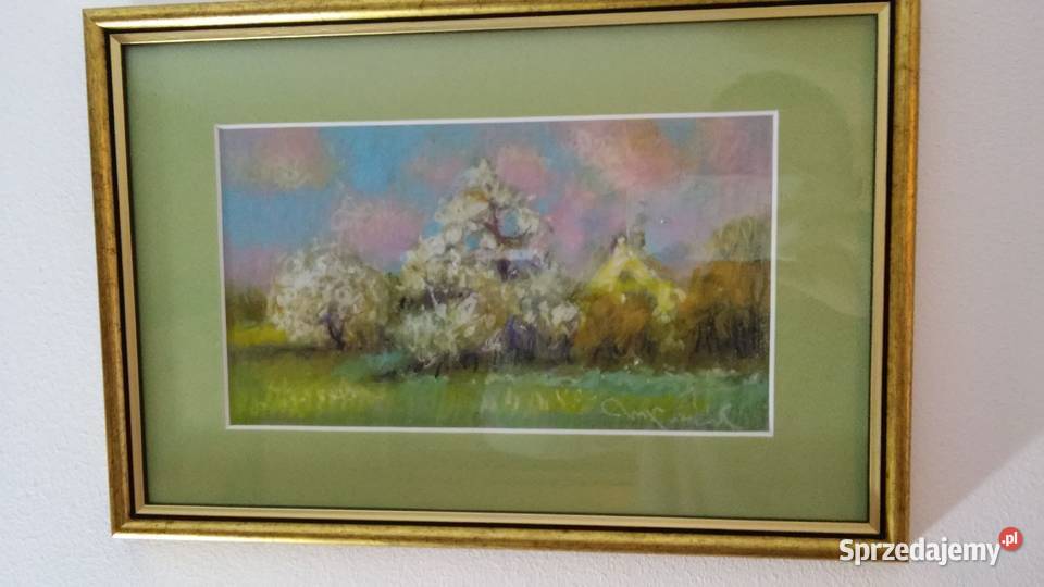 Mikołaj Konczalski pastel olejny obraz kujawsko-pomorskie Włocławek