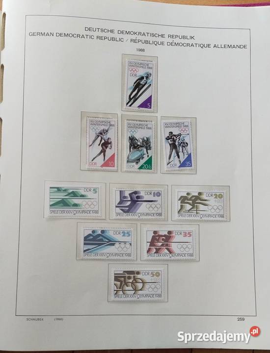 Schaubekklaser znaczków Niemiec czyste