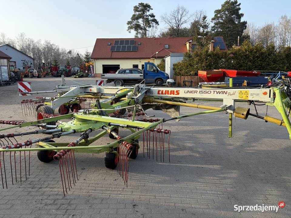 Zgrabiarka 2 karuzelowa do boku Claas Liner 1550 Myszyniec sprzedam