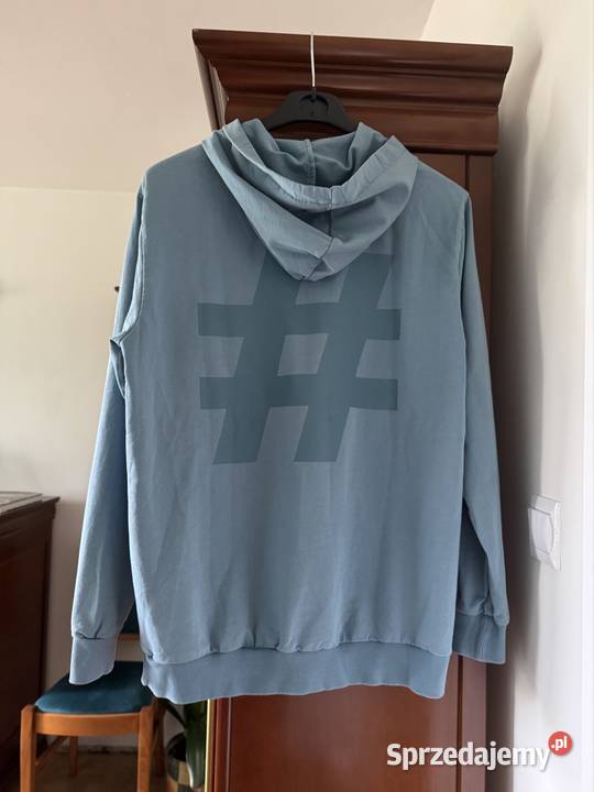 Bluza męska M Carry niebieska z kapturem z Częstochowa