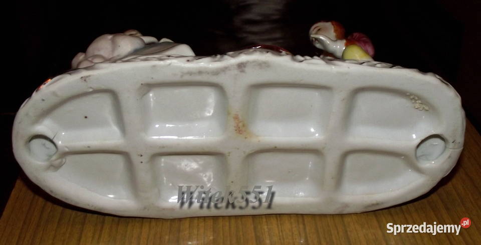 FIGURKA PORCELANOWA KOLOROWA BŁYSZCZĄCA PARA Stalowa Wola