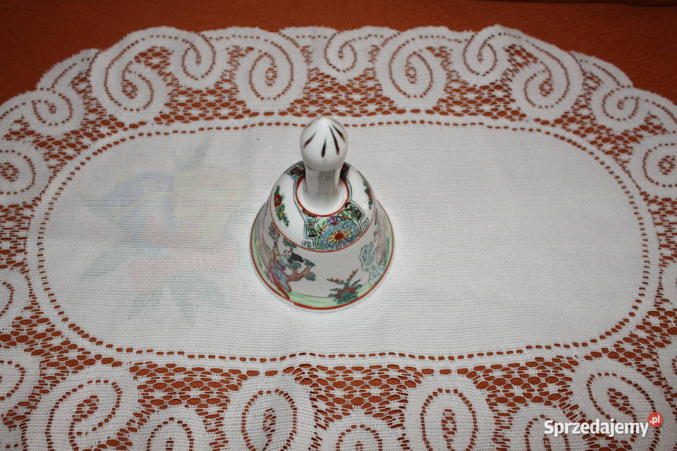 Dzwonek porcelanowy chiński Stan Porcelana i szkło Chorzów