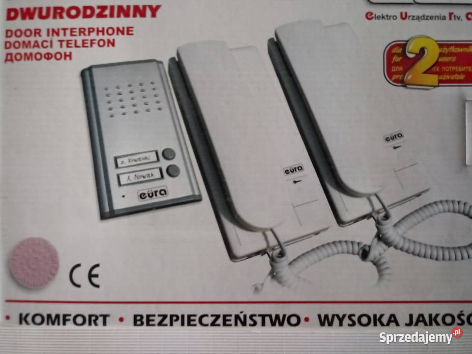 Domofon 2 rodzinny typ RL3208 AA Olkusz