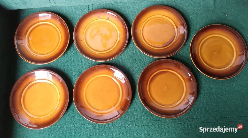 Talerze fabryka porcelany Tułowice PRL Zbylitowska Góra