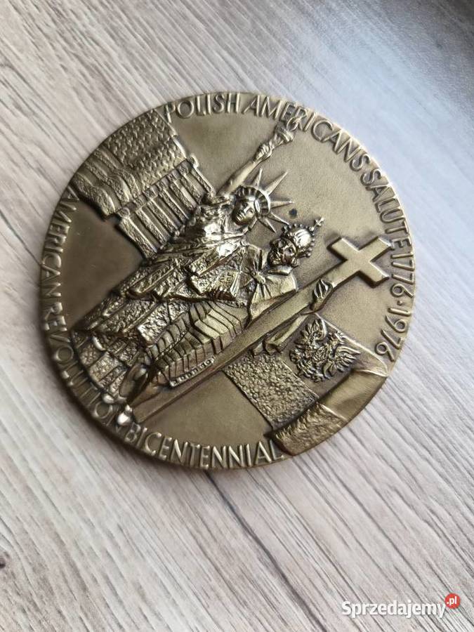 Medal 200 Rocznica Rewolucji w USA Rzadki medal Annopol sprzedam