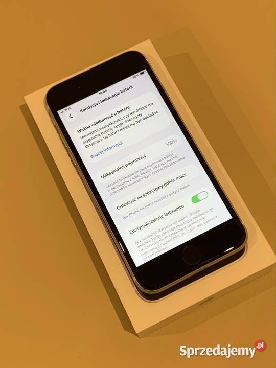 iPhone SE 2020 64GB 100 Kondycja Biały Kalisz