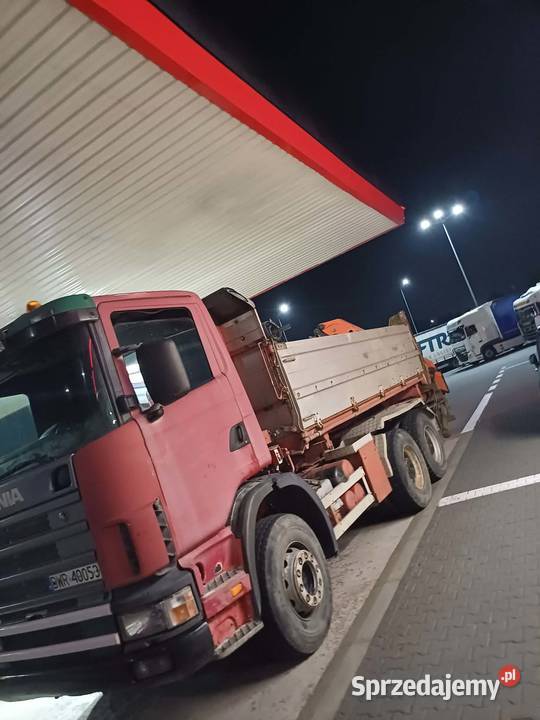 Scania R124 wywrotka 3 stronna ciągnik siodłowy manualna Zakliczyn