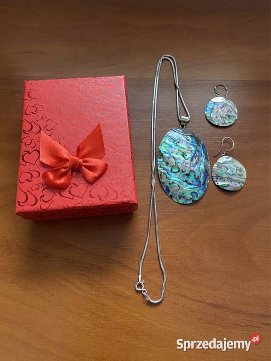 Komplet łańcuszek z zawieszką i kolczyki Dla kobiet Ozdoby Warszawa