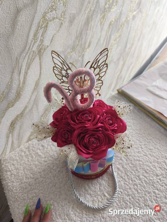 Rękodzieła własnej pracy różyczki wieczne Poznań
