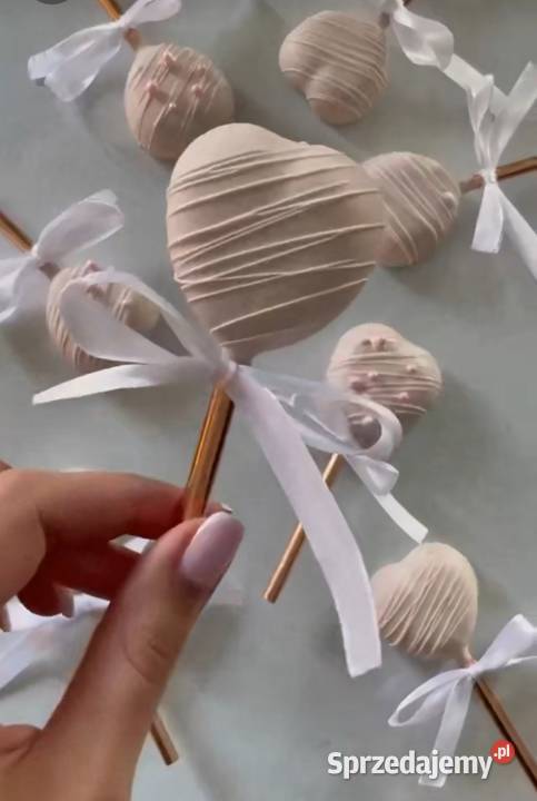 Cake pops ciastko na patyku ślub komunia Poznań