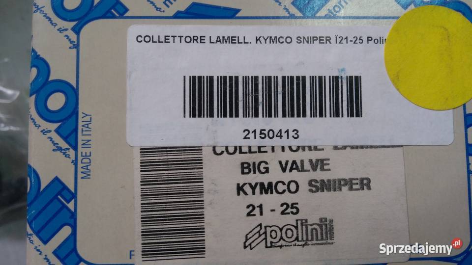 Zawór króciec membrana POLINI BIG VALVE D25 Bielsk Podlaski