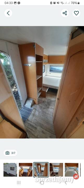 Przyczepa kempingowa wc transport 1 Sieradz