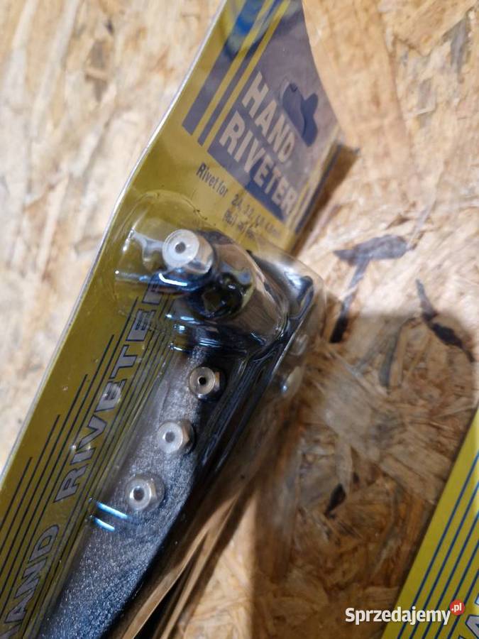 NITOWNICA RĘCZNA DO NITÓW NITY MOCNA 4 KOŃCÓWKI Głogowa