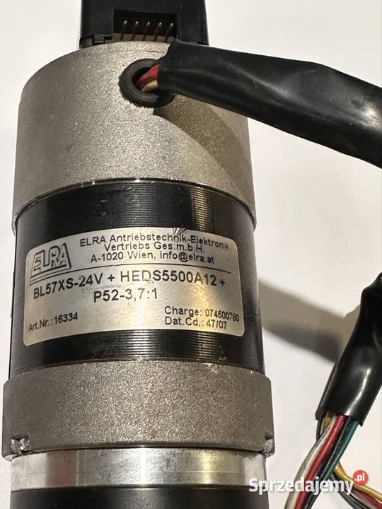 Silnik z przekładnią i enkoderem 24V BL57XS24V mazowieckie Warszawa