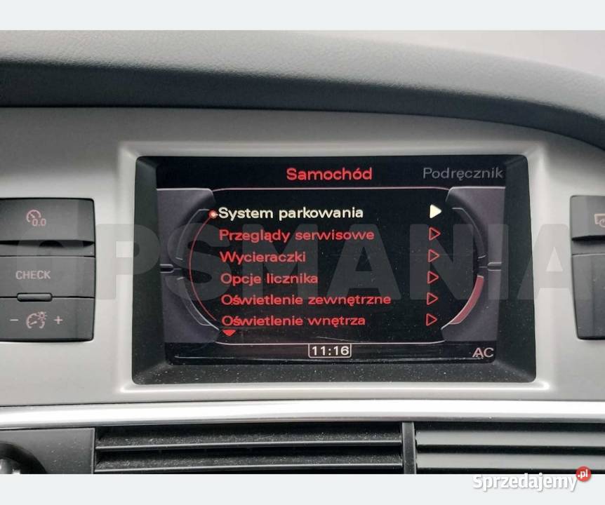 Audi polskie menu polski lektor Mapa do Elektronika
