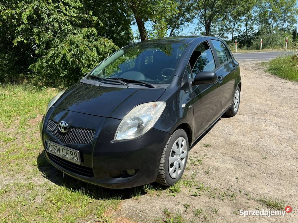 TOYOTA Yaris 14 D4D 2008 Przebieg 156 sprowadzony Lubin