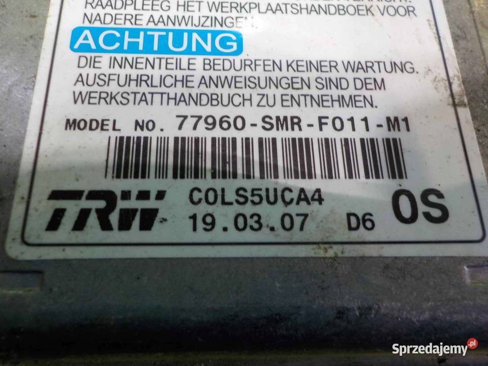 HONDA CIVIC VIII UFO 22 iCTDI 07r modul sensor osobowe Wyposażenie elektryczne Suków