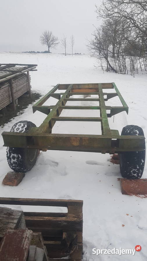 Sp4zedam Rama przyczepa oś z kołami Nowy Dwór