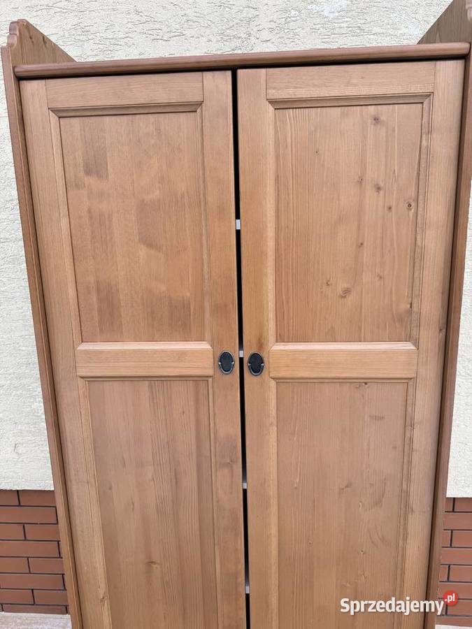 Szafa 2 drzwiowa drewniana Ikea Leksvik