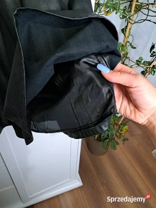 Beżowoczarna sukienka Double Zero S brązowy/beżowy