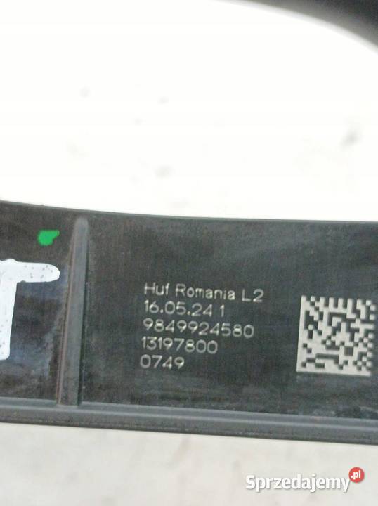 KLAMKA ZEWNĘTRZNA PRAWA TYŁ EWP 9849924580 Opel