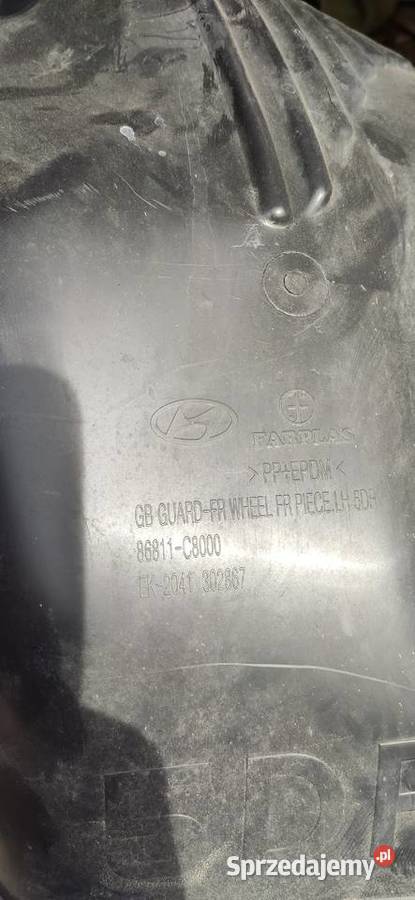 Nadkole lewe przednie Hyundai i20 II Gostyń