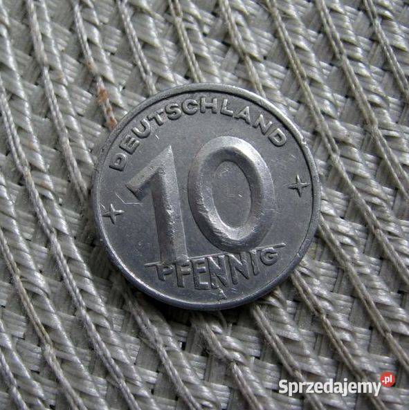 DDR 10 Fenigów 1948r wielkopolskie Kalisz