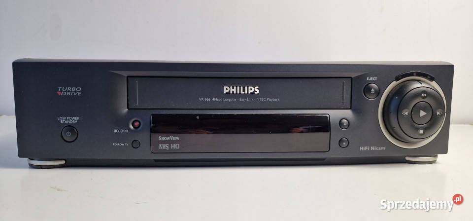 Video magnetowid Philips VR 666 VR666 VHS pilot Międzychód