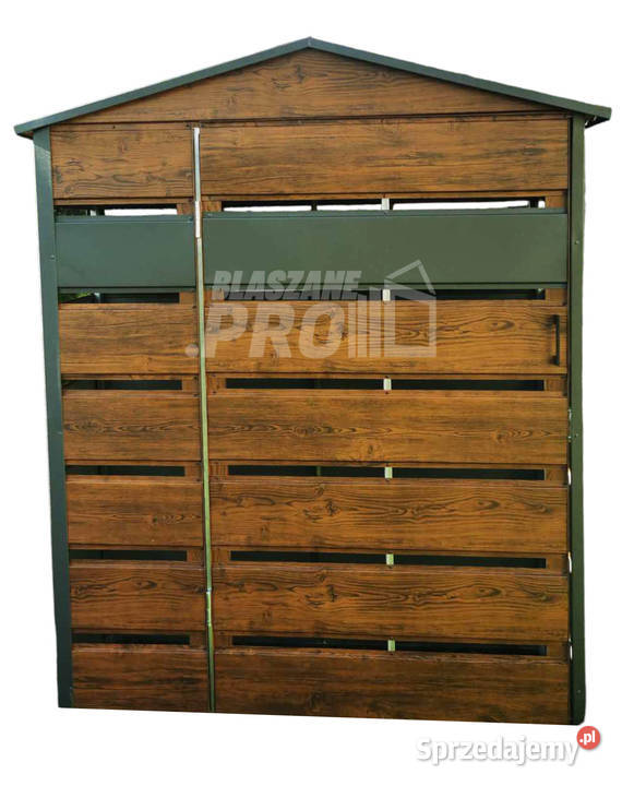 Wiata śmietnikowa dwuspad 13x05m Schowek Rawa Mazowiecka