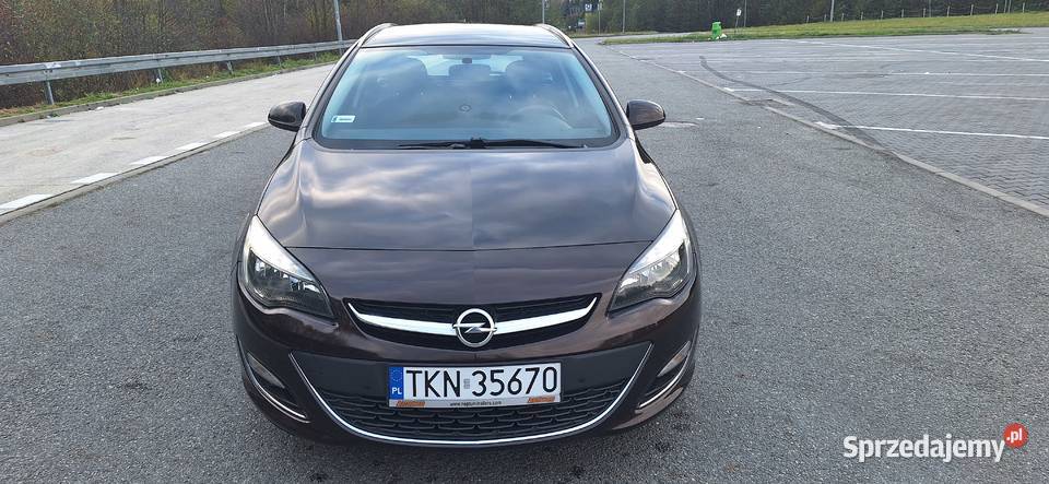 OPEL ASTRA J 14 140 BenzynaGaz 2014r kombi Astra świętokrzyskie Końskie