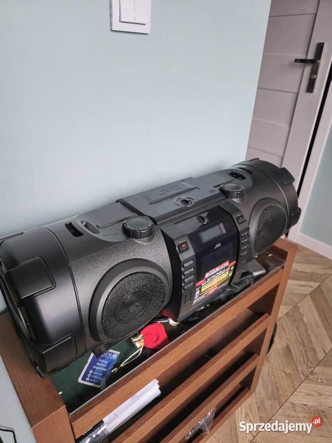 Mocny boombox radio JVC RV NB75B Z bluetooth Radioodtwarzacze Pruszków
