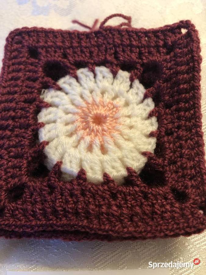 kwadraty na szydełkubabuni 950105 plednarzuta 12 Poduszki dekoracyjne Zegrze sprzedam