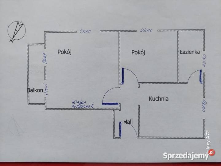 2 pokoje w kamienicy w Wołominie Wołomin