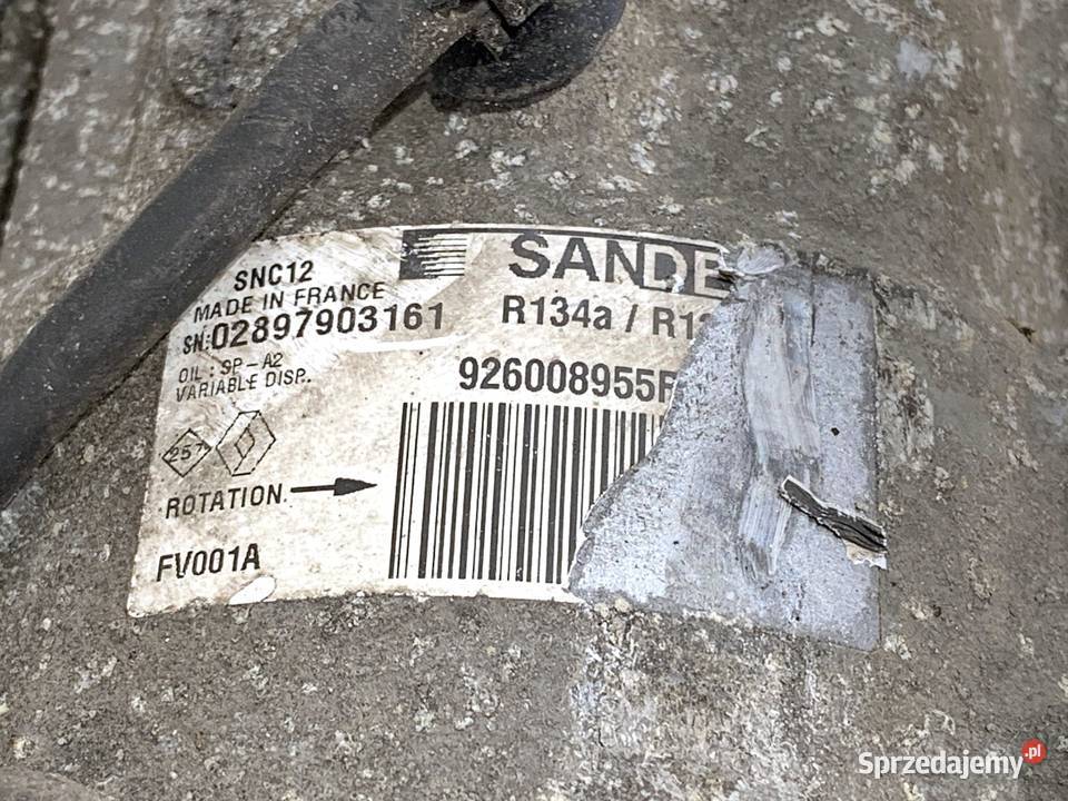 SPRĘŻARKA KLIMATYZACJI RENAULT CAPTUR II sprzedam
