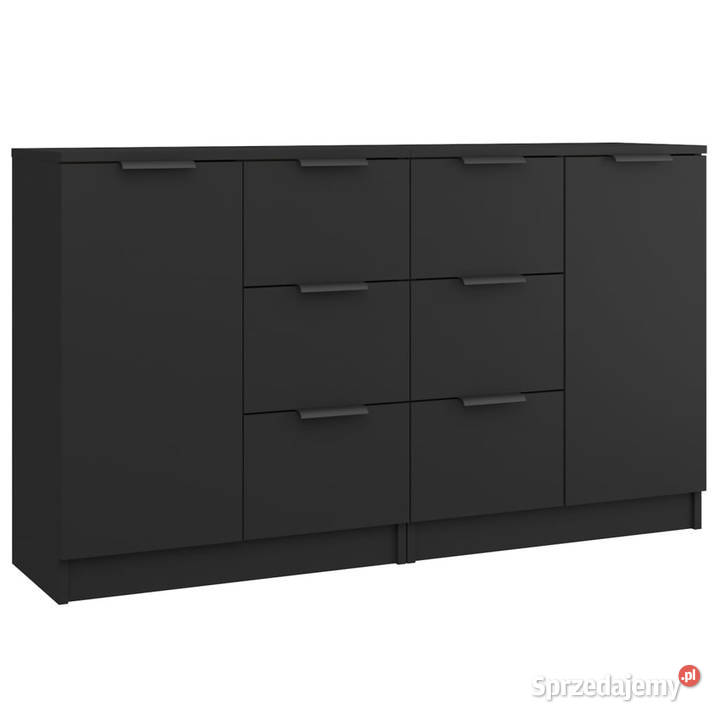 Komody 2 czarne 60x30x70 materiał drewnopochodny Komody Warszawa
