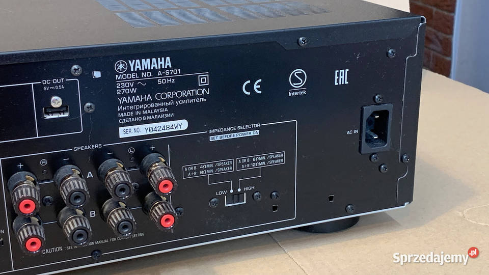 YAMAHA AS701 zintegrowany wzmacniacz STEREO Warszawa