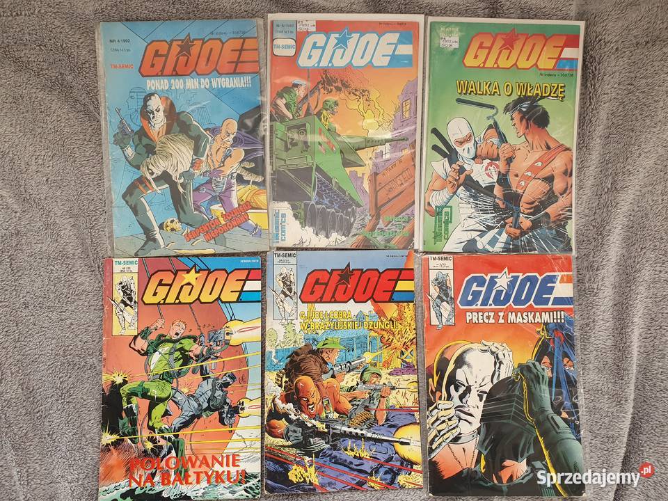 GI Joe zestaw 20 komiksów wyd TMSemic lata 90te Gdynia