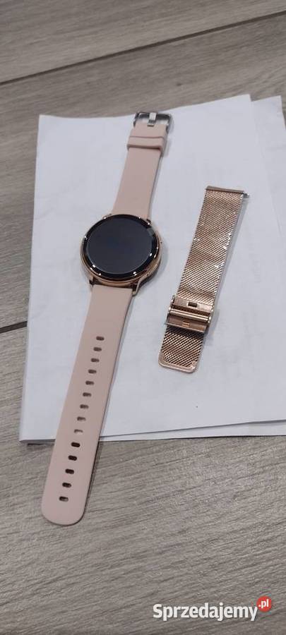 Smartwatch bluetooth zegarek różowe złoto pasek małopolskie sprzedam