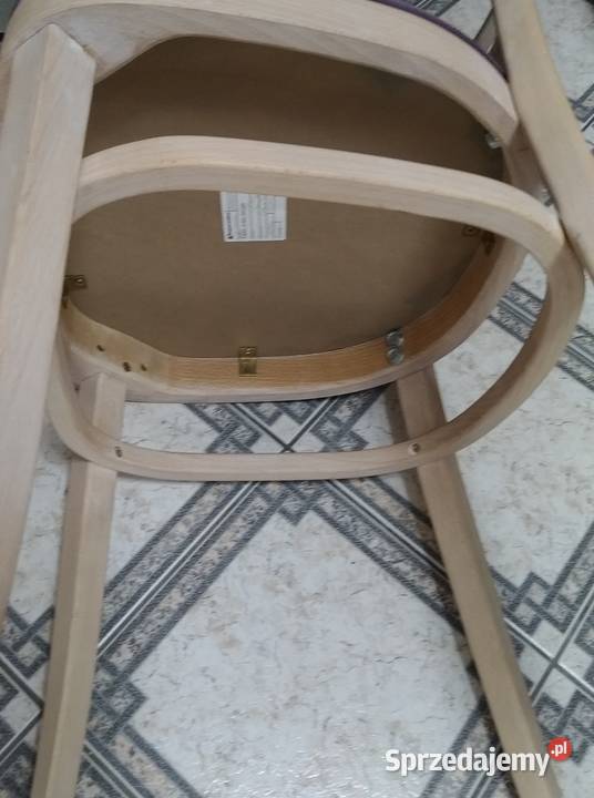 Krzesło drewniane bukowe 445x51x82 Nowe Gdynia
