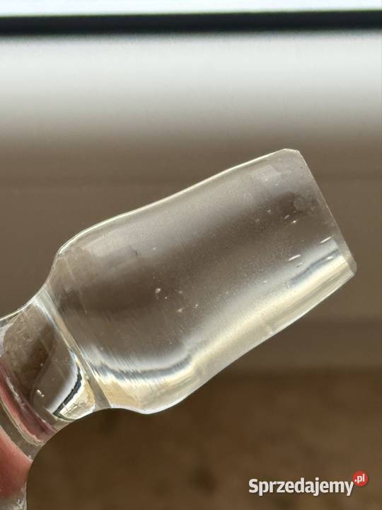 Korek ze szkła bezbarwnego do karafki Mielec