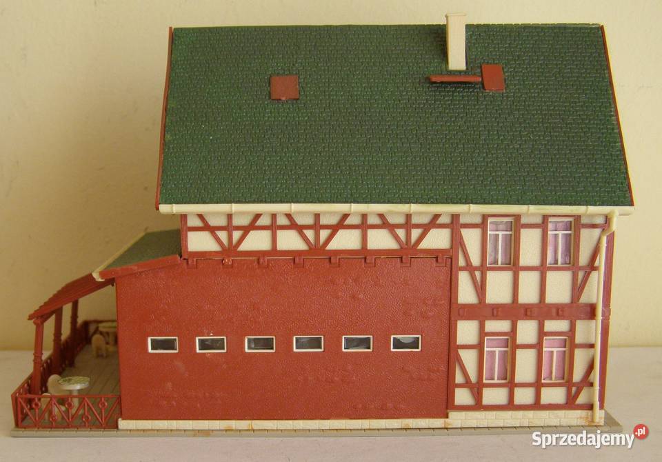 Domek na makietę 25 kolejka pizzeria skala H0 Łódź