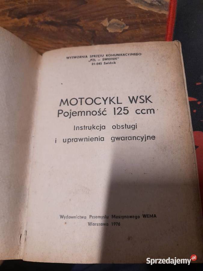 wsk 125 gaznik g16 lampa tylna instrukcja zachodniopomorskie