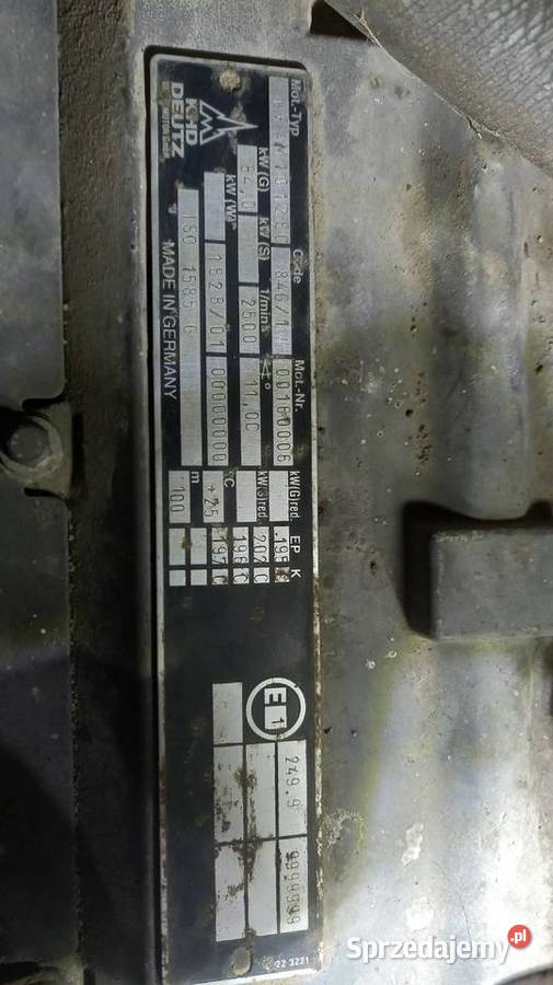 Silnik deutz BF4M1012EC ciągnik Walec Maszyny Tylicz