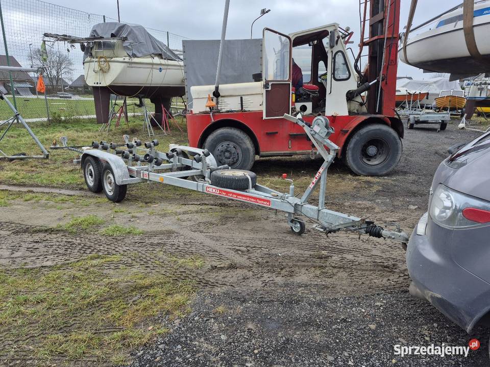 Przyczepa podłodziowa uchylna HECU 1400 Poznań