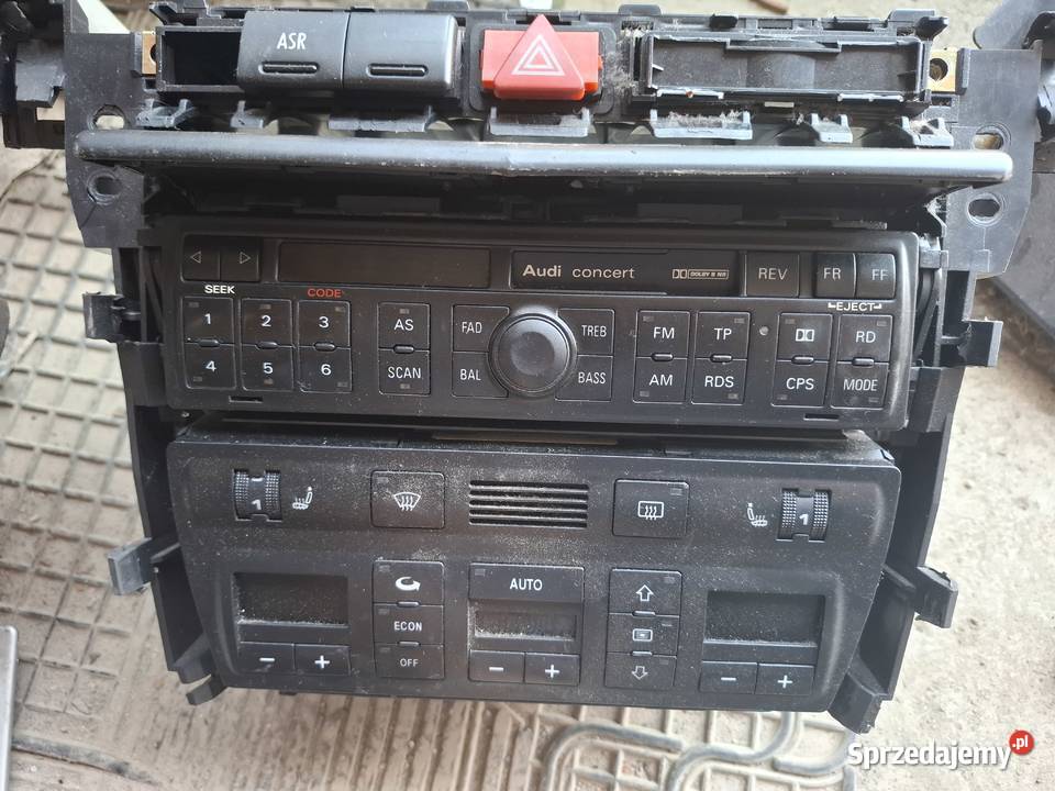 Panel Środkowy Radio Kompletny Audi A6 C5 Wisznice