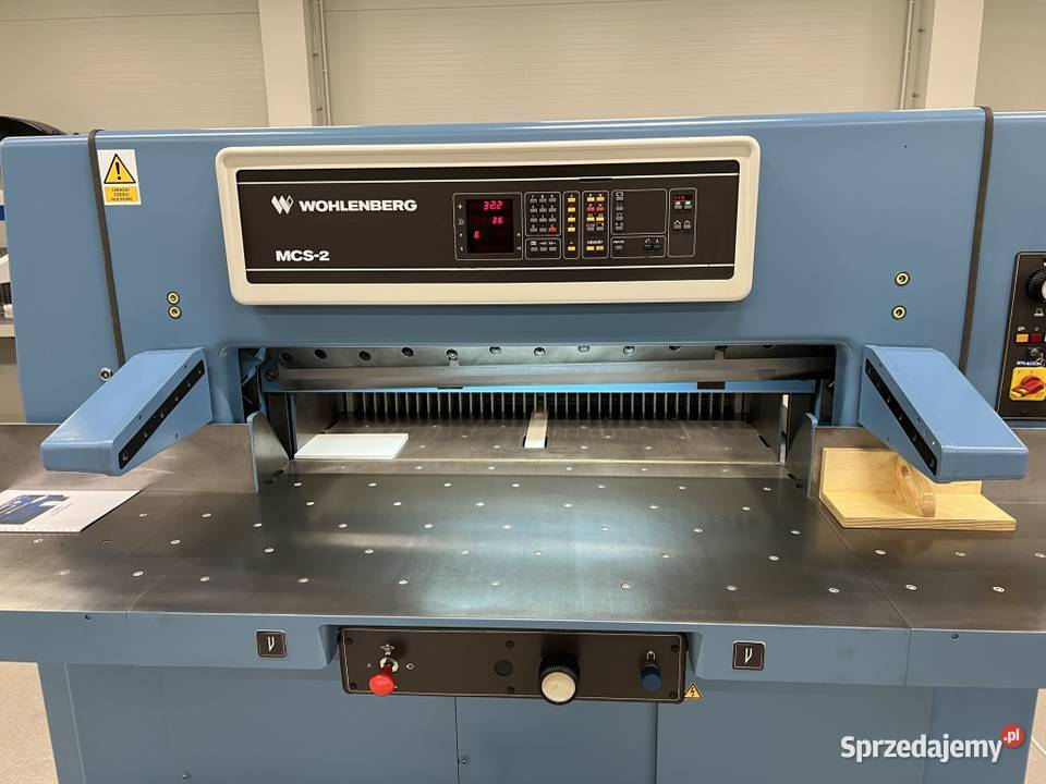 Gilotyna do cięcia papieru Wohlenberg 115 MCS2 Radom